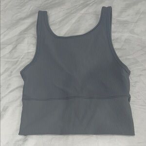 Lululemon Athletica Slate Ribbed Tank